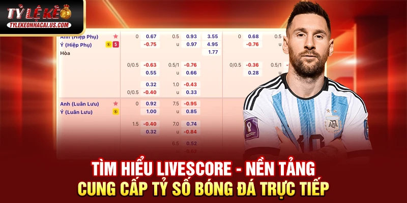 Livescore 65 Tìm hiểu Livescore - Nền tảng cung cấp tỷ số bóng đá trực tiếp